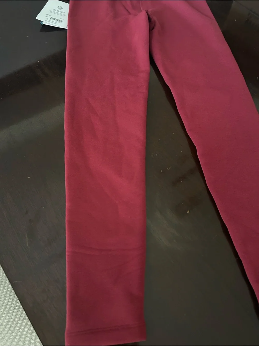 NWT Athleta Girl Maroon Polartec Performance Leggings
